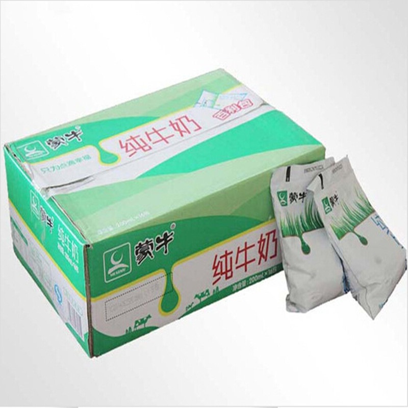 蒙牛百利包纯牛奶16袋装一袋200ml牛奶乳品袋装牛奶早餐奶新日期
