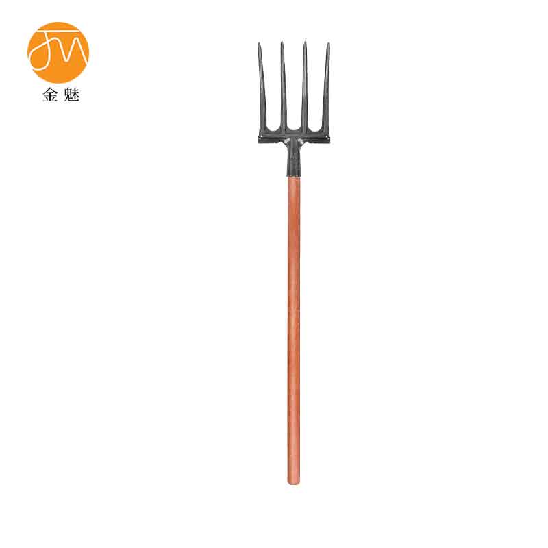 金魅 四齿钢叉 头+1.4米实木手柄 个高清大图