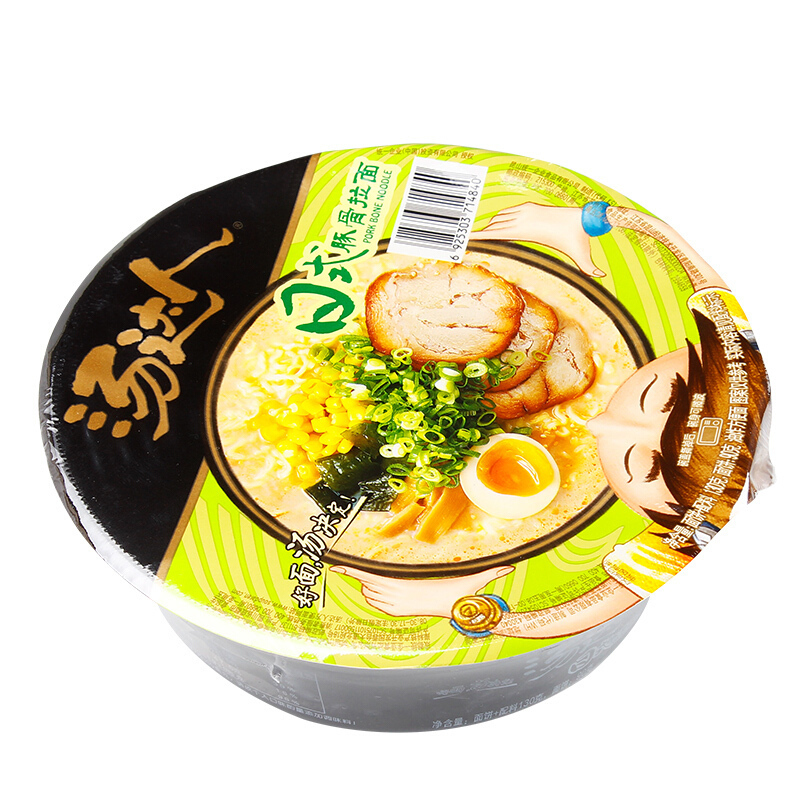 统一汤达人日式豚骨拉面碗130g
