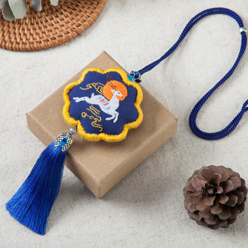 古风汉服 diy手工刺绣材料包自制香囊荷包香香包袋