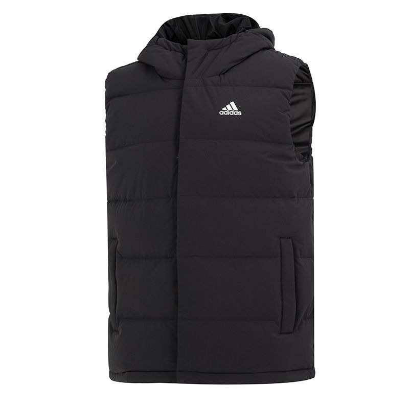 阿迪达斯(adidas)男装新款运动服户外时尚舒适保暖防风休闲连帽羽绒马甲外套HG6277 ZP