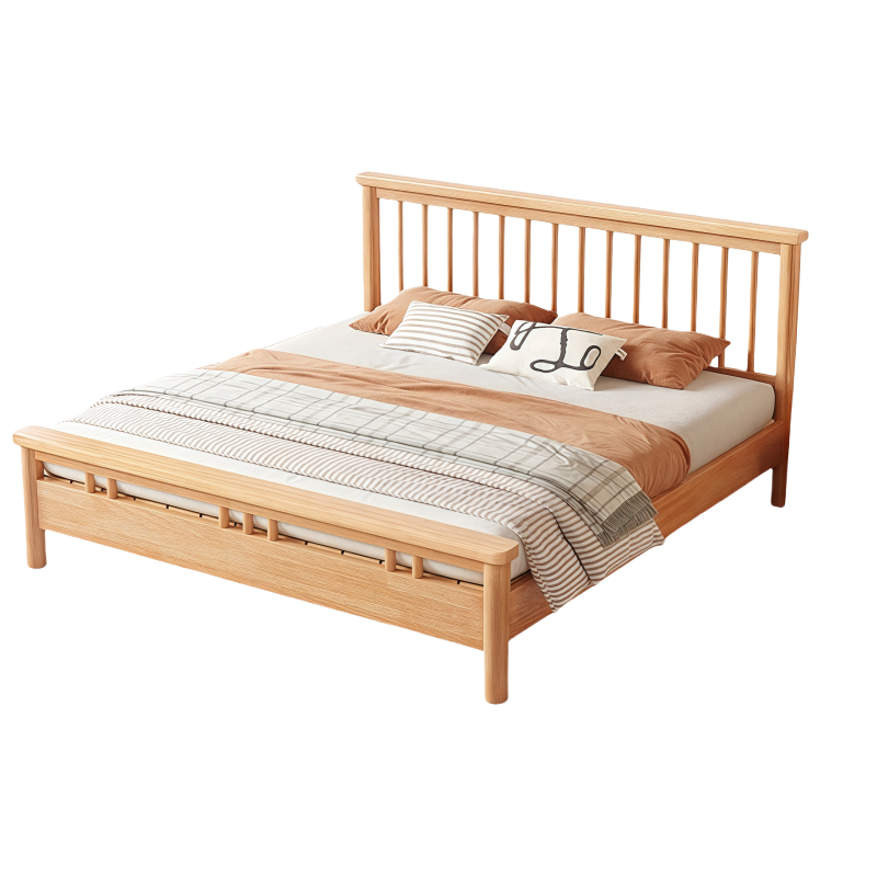 铭思沃木床200*120*95cm张高清大图