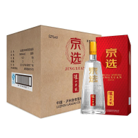 瀘州老窖股份出品京选52度500ml*2浓香型高度粮食特价白酒礼盒