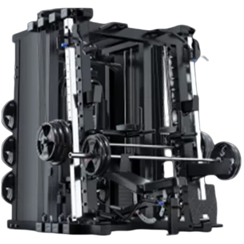 亿迈史密斯机龙门架EM938G-A-ZH05棵机精钢+杠铃杆+155KG杠铃片+凳