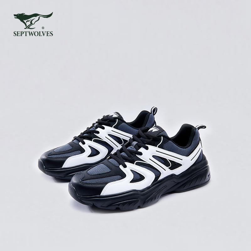 七匹狼休闲鞋男夏季新款男士商务百搭潮流男鞋时尚系带运动