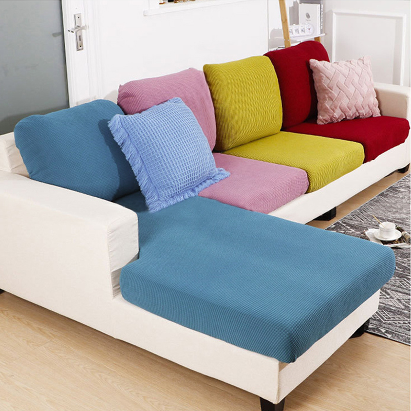 京城派 玉米绒全包沙发笠沙发套弹力沙发套罩简约现代四季冰丝提花面料沙发笠防猫抓加厚坐垫凉席沙发罩全包套巾盖布高清大图