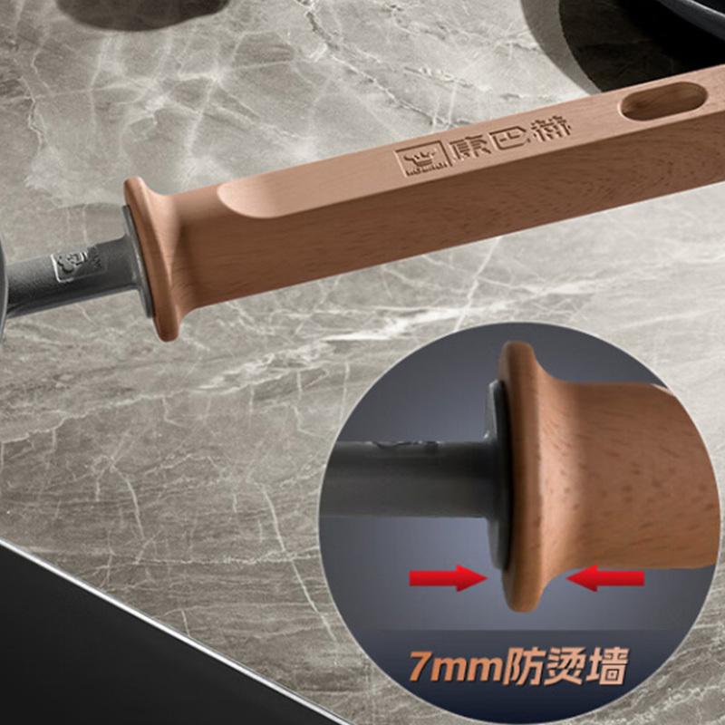 康巴赫炒锅32cm钛香铁锅KGD-C32T不易生锈高清大图