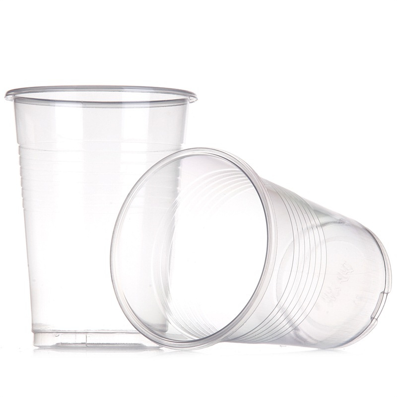 妙洁MDPC100-B 一次性塑料杯透明水杯家用商用办公聚餐 240ml*100只*20包/箱(包)高清大图