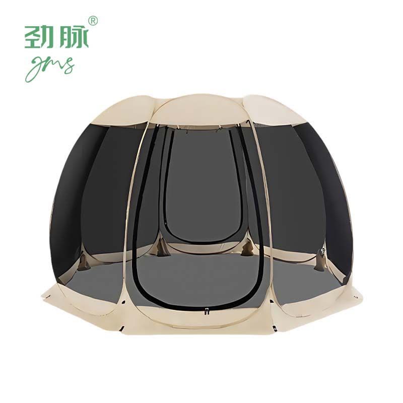 劲脉 六面全景网纱帐篷 300*300*210CM+6面遮阳布 顶图片