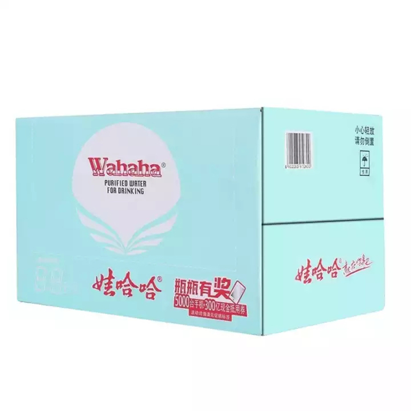 娃哈哈晶钻瓶饮用纯净水晶钻水550ml*24瓶整箱