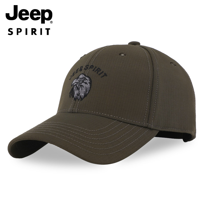 JEEP SPIRIT吉普帽子专柜正品帽子男棒球帽鸭舌帽四季可戴户外休闲运动帽