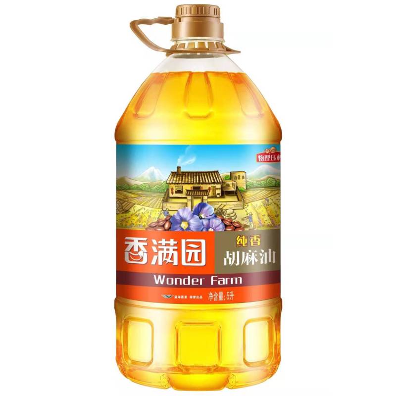 香满园纯正菜籽油非转基因压榨5l