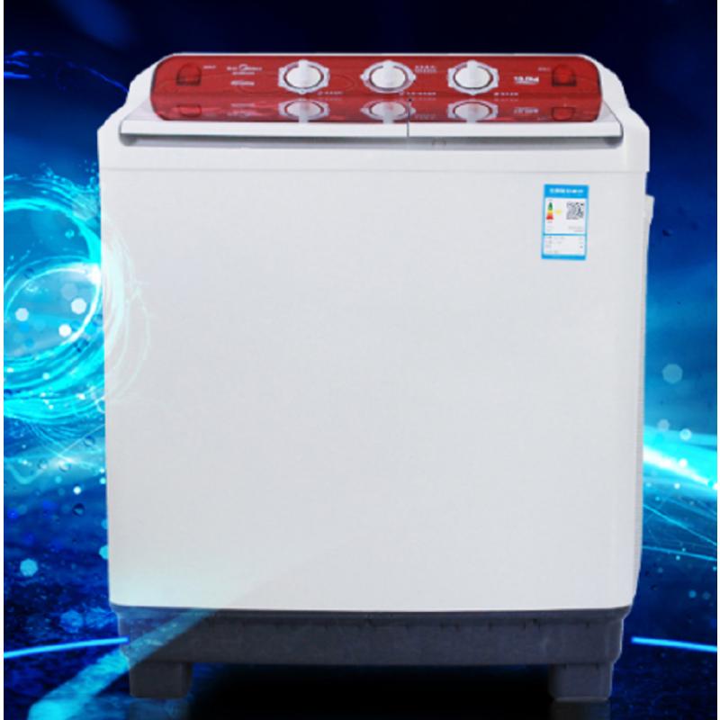 美的 MP100-S875 10kg公斤大容量双缸双桶洗衣机半自动洗衣机yc