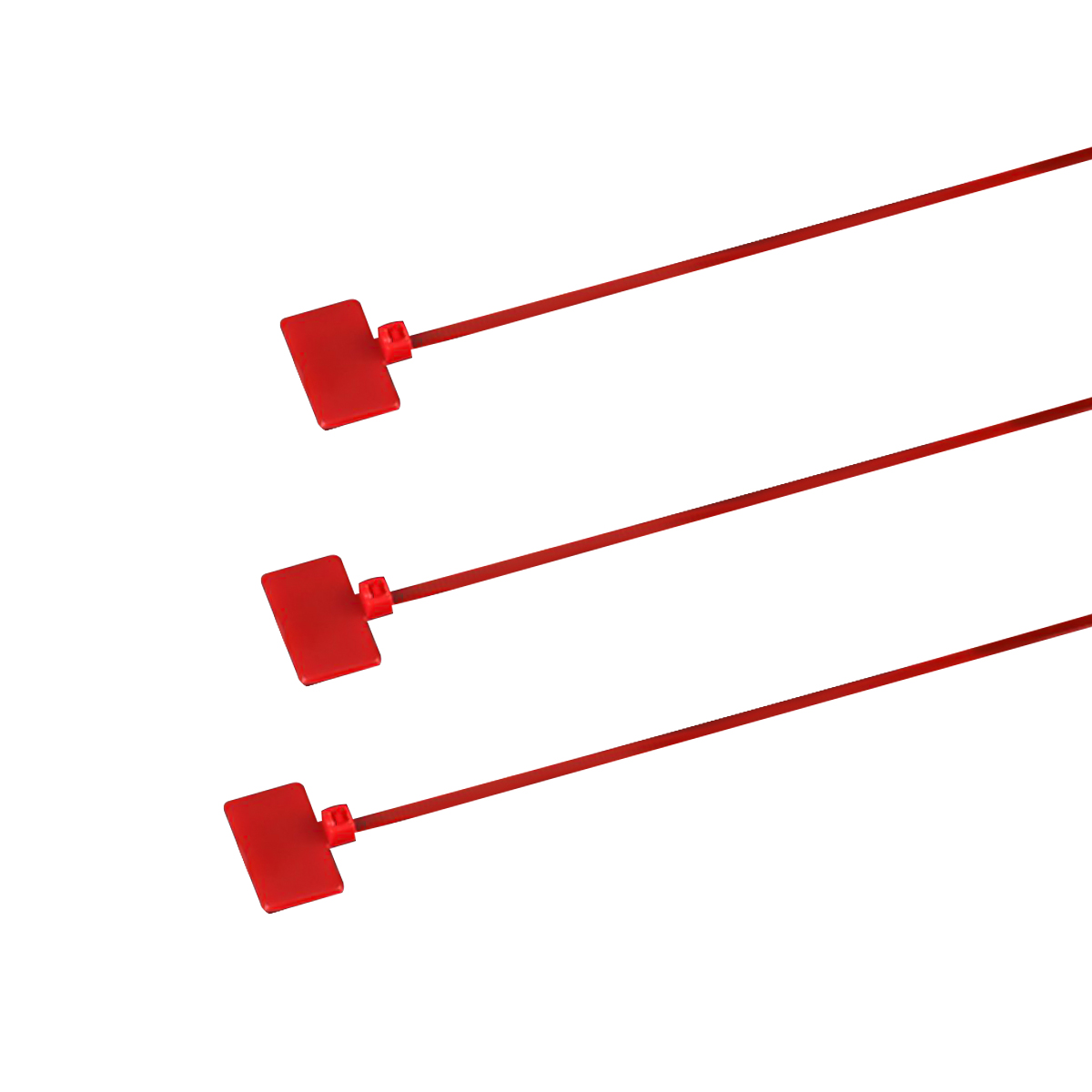 百名迖 标牌标签扎带 红色3*100mm(100条) 包高清大图