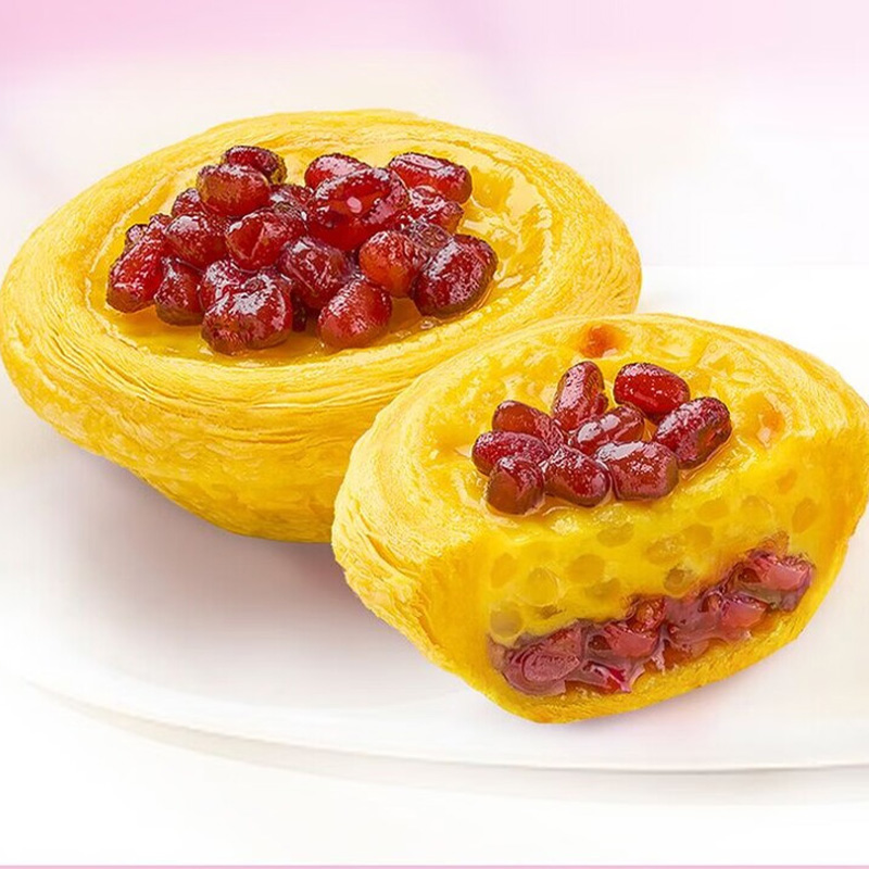 千味央厨蛋挞香甜软糯炸锅即食Q 弹西米红豆式270g*1袋*6个高清大图