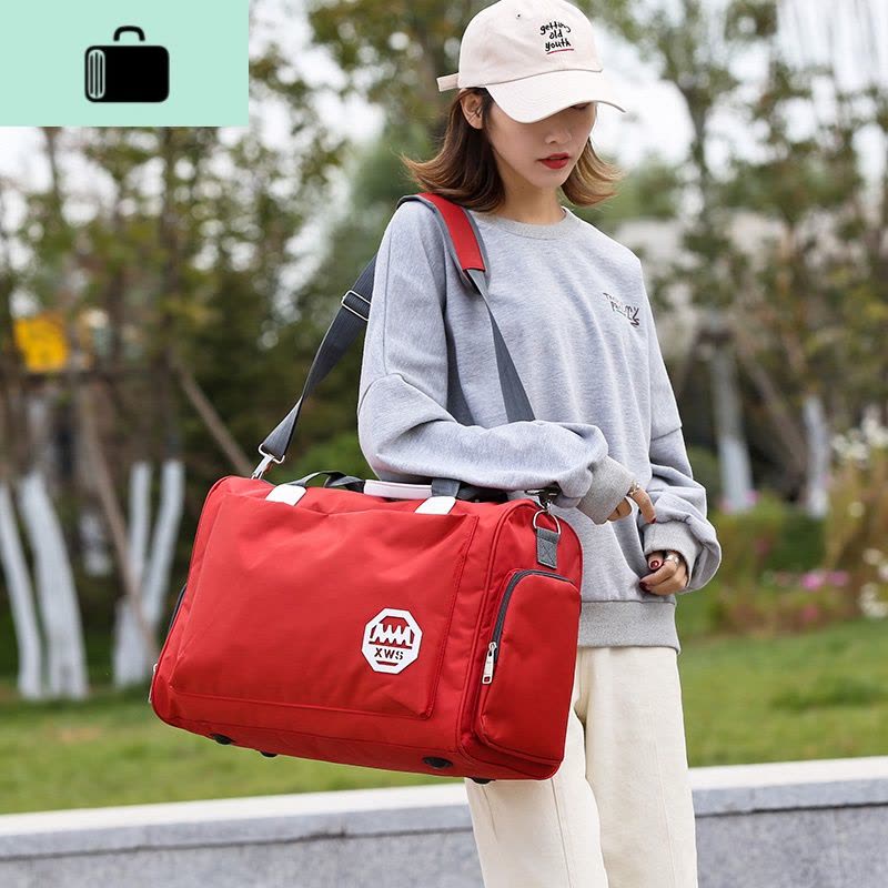 大容量旅行袋手提旅行包衣服包行李包女防水旅游包男健身包待产包NEW LAKE女士手提包图片