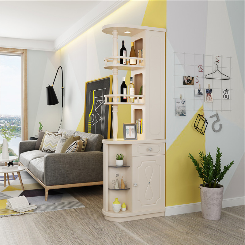 寻木匠进风水玄关隔断酒柜鞋柜一体双面欧式小户型客厅屏风间厅装饰柜