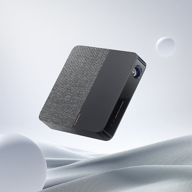 轻薄高亮激光新品发售峰米s5激光投影仪家用1080p高清智能小型投影机