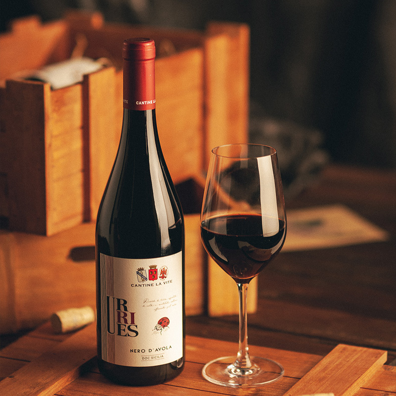 意大利原装原瓶进口黑珍珠红葡萄酒750ml2瓶