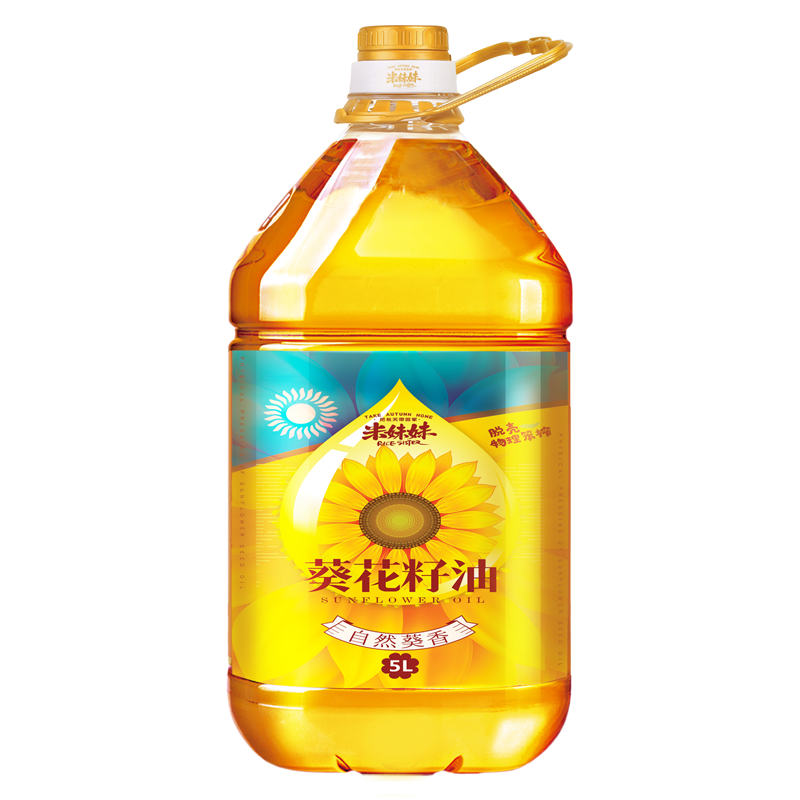 米妹妹葵花籽油-5L高清大图