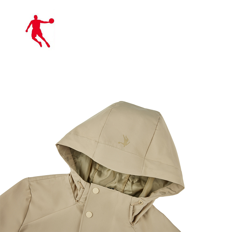乔丹 夹克风衣 梭织风衣 女上衣 KFD42221310 女款 件(麦棕色 3XL)高清大图