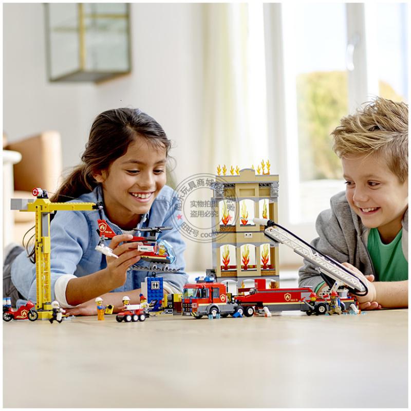 城市警超级货运港口码头货轮船火车飞机兼容乐高拼装积木玩具7994城市