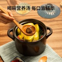 炊大皇砂锅炖锅家用2.5L陶瓷煲砂锅汤煲养生煲 炖锅可作煎药砂锅中药锅SW25TB