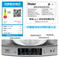 海尔(Haier)EB100F959U1 10公斤大容量 全自动家用波轮洗衣机 幂动力系列 宽水压宽电压 桶自洁