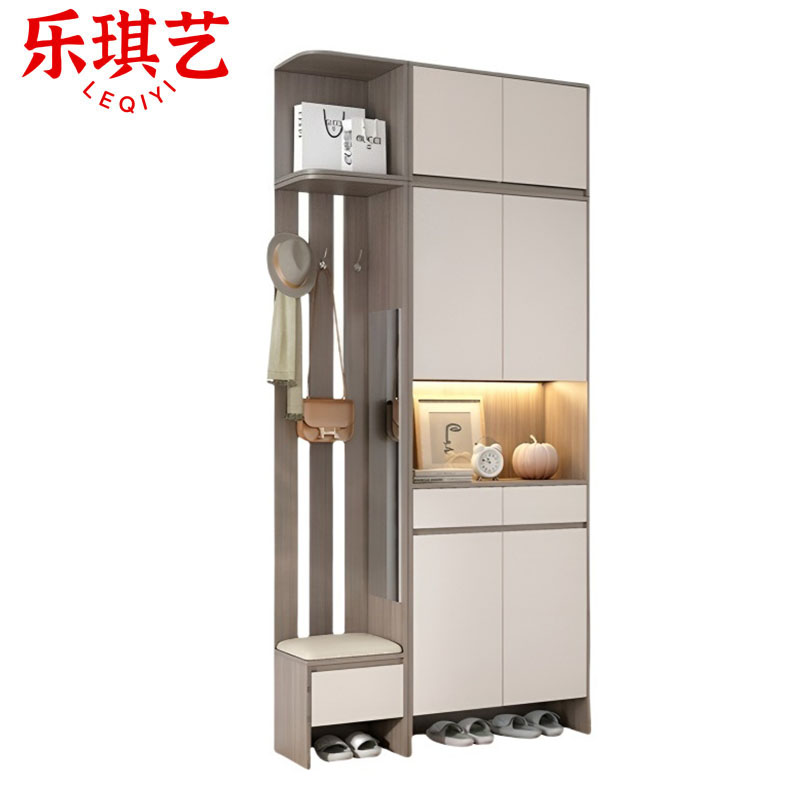 乐琪艺 玄关柜顶柜组合 120*35*240cm(含鞋柜)套