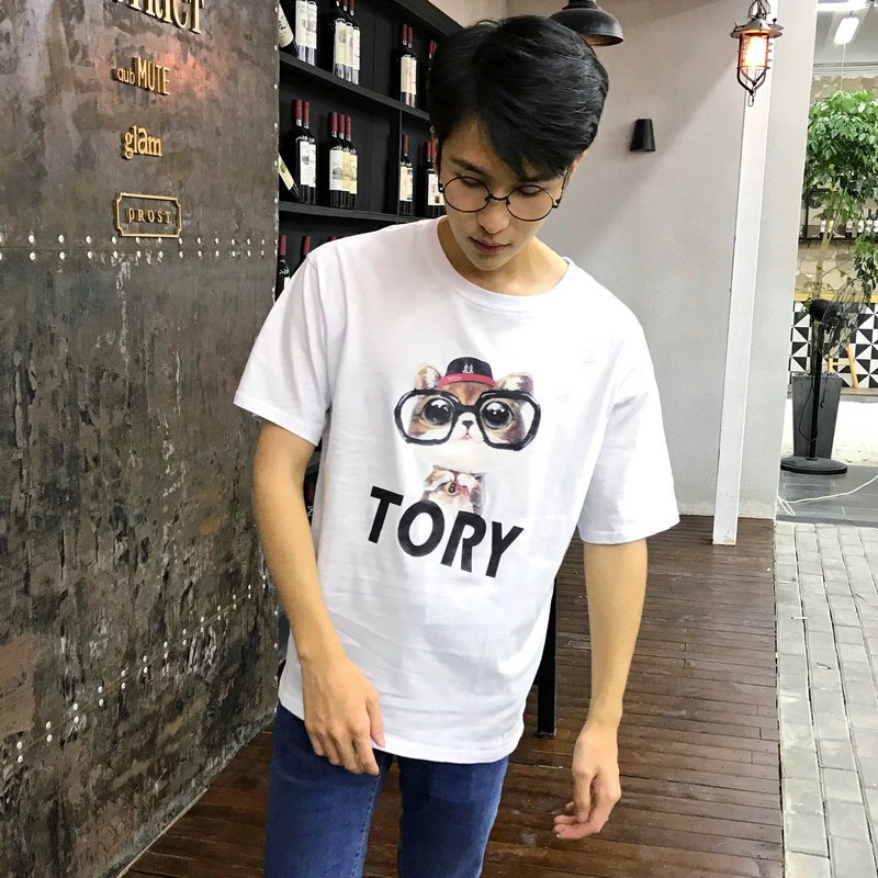 2018男士短袖T恤男装半截袖夏季打底衫衣服