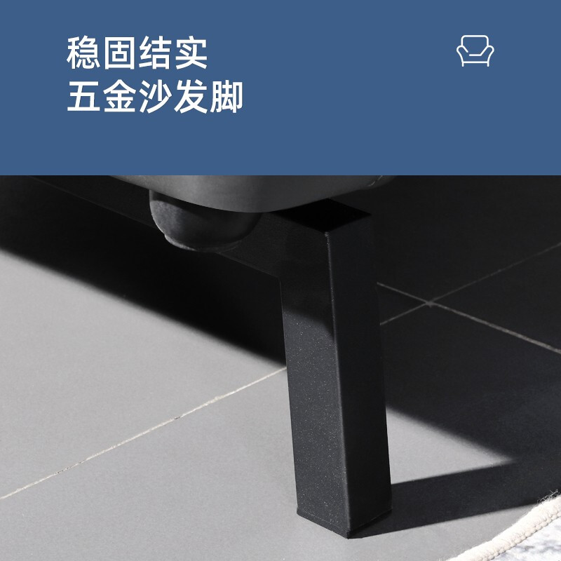 域赢现代简约沙发休闲办公沙发会客沙发商务接待沙发组合3+1+1+茶几高清大图