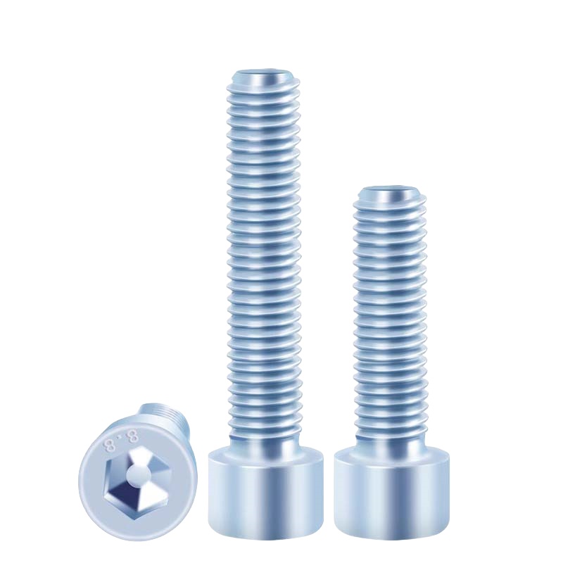 迦毅不锈钢内六角螺栓M6*50个高清大图