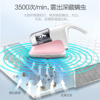 苏泊尔(SUPOR)除螨仪 VCS35A-04家用有线床上手持式螨虫吸尘器 双紫外线震动拍打除螨机