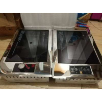 火锅烧烤店串串香桌子餐馆商用煤气灶电磁炉一体饭店火锅桌椅组合 电烤炉官方标配
