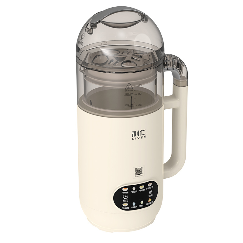 利仁(Liven)LLJ-D1658[蒸饮一体]1.5L免泡免滤豆浆机家用智能破壁机料理机榨汁机高清大图