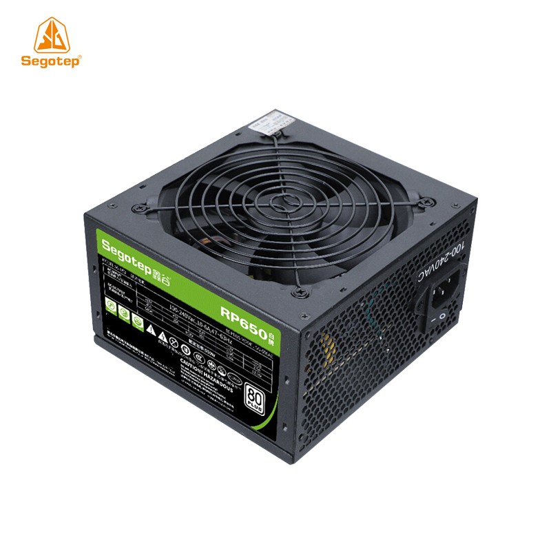 鑫谷(Segotep)额定550W RP650电脑电源(80plus白牌/全电压宽幅输入/12cm智能温控风扇)