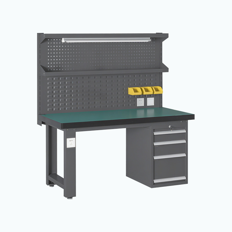 臻远 ZY5073043 重型工作台 落地四抽+挂板 1500*750*1720mm