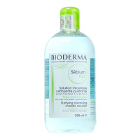 BIODERMA贝德玛净妍大礼包(净妍控油洁肤液500ml+化妆棉50片+滋润修护霜8ml+舒妍多效洁肤液10ml)