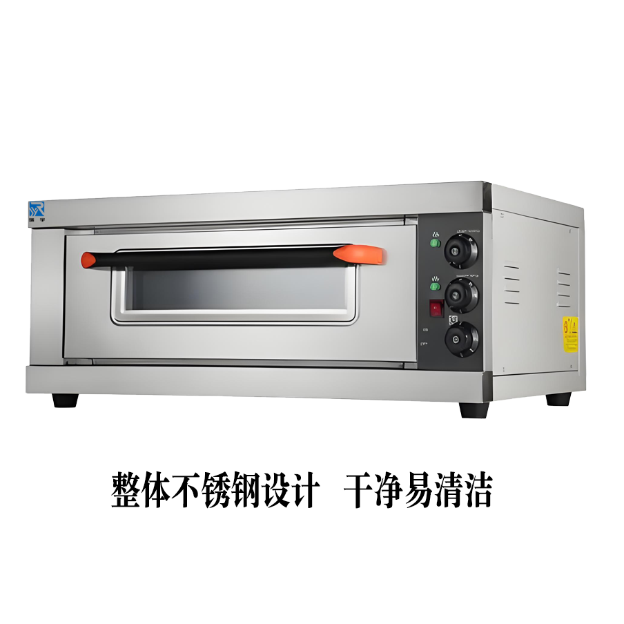 瑞宇牌定时款单层双盘电烤箱/1240*840*550mm/380V6.6kw高清大图