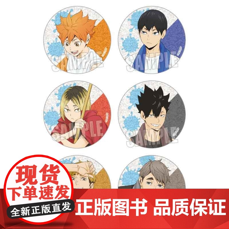 [正版日谷]排球少年 泳池大扫除 徽章盲盒(盲抽单包)高清大图