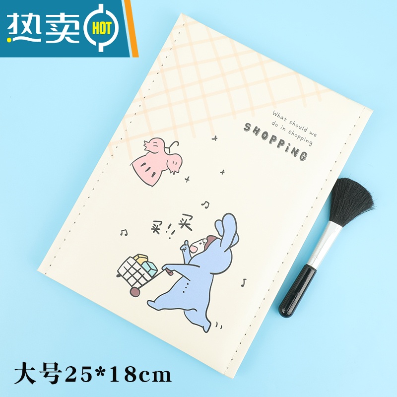 敬平镜子台式折叠化妆镜 梳妆镜 便携可爱单面镜宿舍镜 公主镜 大号 粉裙 买大号厚便携式用镜高清大图