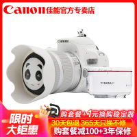 佳能(Canon)EOS 200D II代单反相机18-55 STM+YN 50/1.8人像定焦双镜头套装 白色礼包版