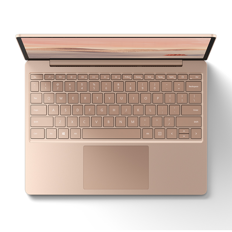 微软(Microsoft)Surface Laptop Go 3 笔记本电脑 i5 16G+256G砂岩金 12.4英寸触屏 办公本 学生 轻薄本
