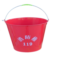 消防桶/黄沙桶/水桶/加厚圆型烤漆消防铁桶 消防器材(个)