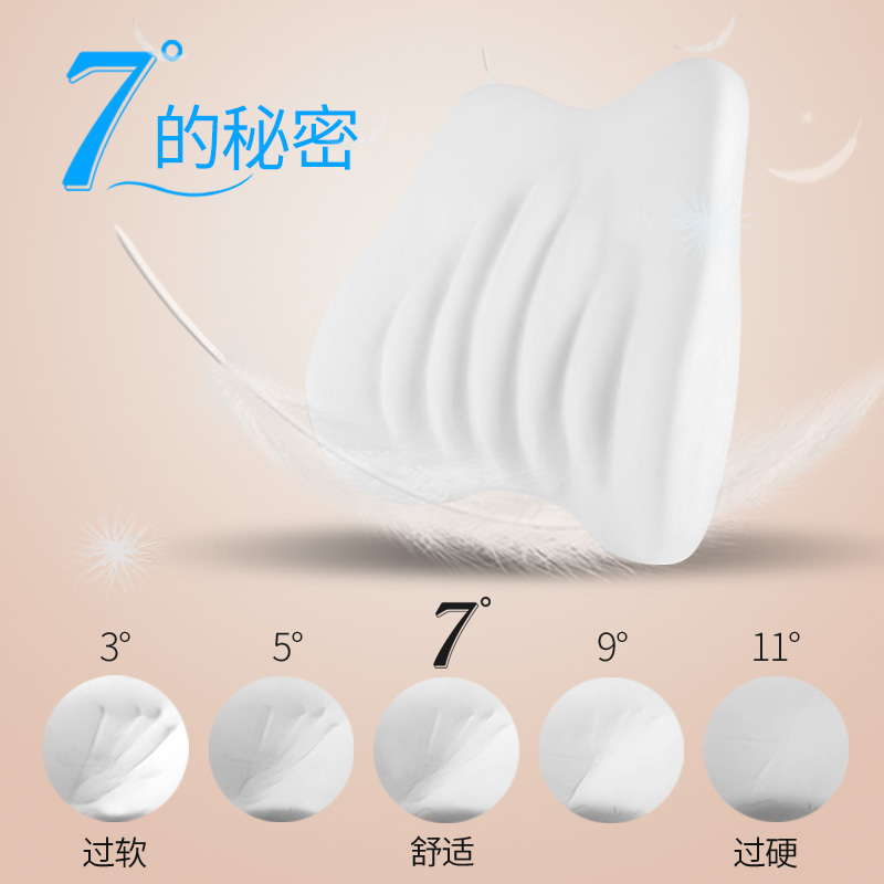 爱车屋（ICAROOM）汽车腰靠 记忆棉腰枕车用办公座椅护腰靠背垫四季通用腰垫 I-650MN-B