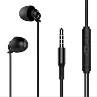 A5睡眠耳机 手机有线耳机 HiFi软硅胶侧睡隔音不压耳入耳式手机耳机带麦通用苹果安卓小米华为平板手机 黑色 黑色
