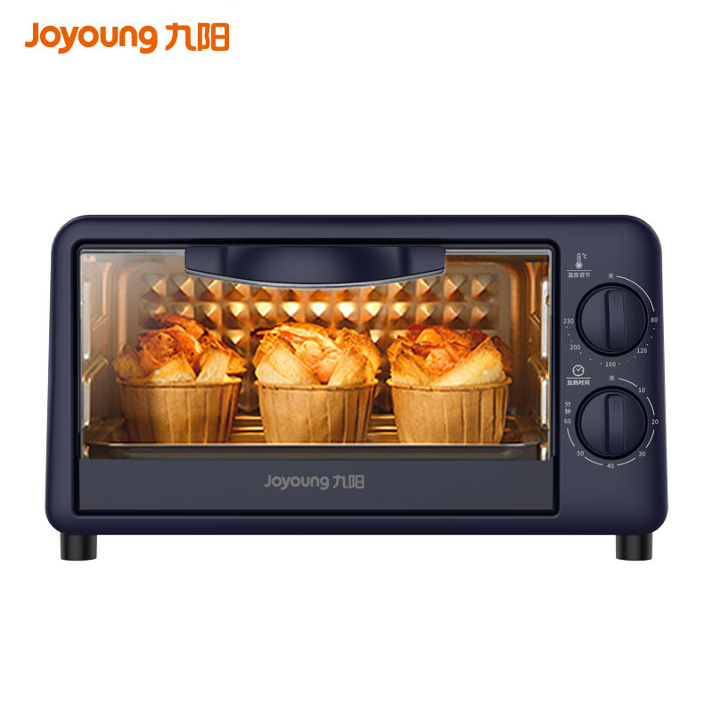 九阳电烤箱家用10L多功能烘焙定时控温迷你 KX10-V601