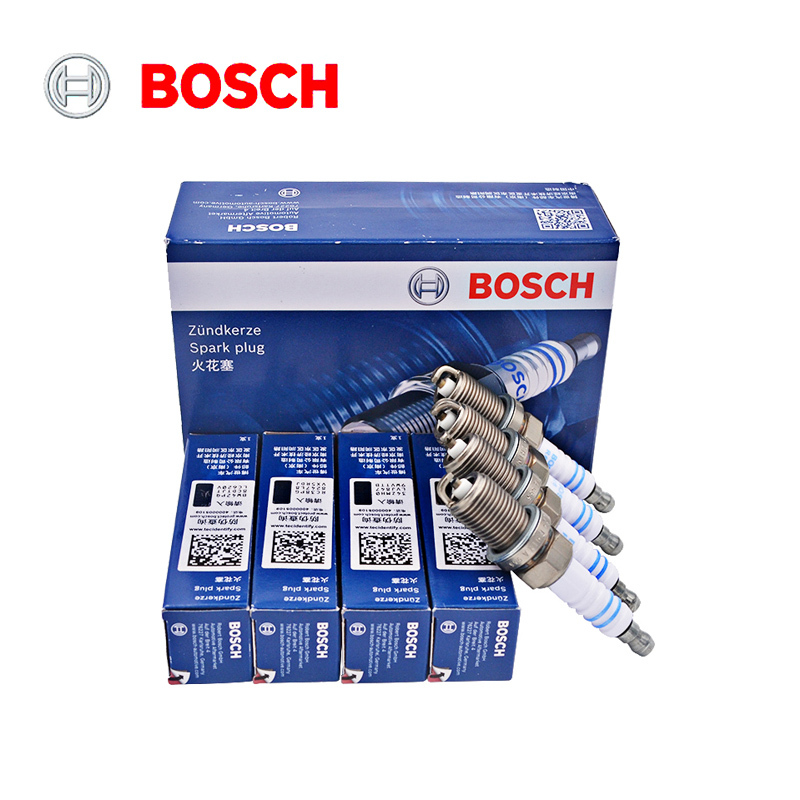 博世BOSCH火花塞奥迪A3A5TTA4LA6LQ3Q5斯柯达明锐昊锐野帝大众CC迈腾速腾辉昂途观FR5KPP332S