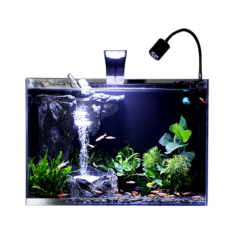 鱼缸生态水族箱时尚创意自循环流水免换水家用客厅中型桌面