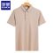[精梳棉]罗蒙夏季短袖polo衫男中青年商务简约休闲纯色翻领体恤